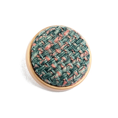 Wool Woven Metal Buttons PW-WG51C56-02-1