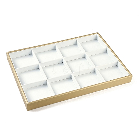 12 Grids Imitation Leather Jewelry Trays CON-G023-02C-1