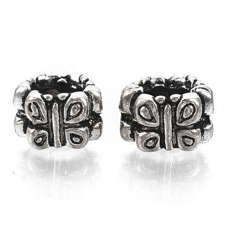 Tibetan Style Alloy Beads TIBE-R317-057AS-LF-1