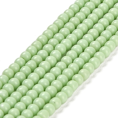 Imitation Jade Glass Beads Strands GLAA-K062-A01-03-1