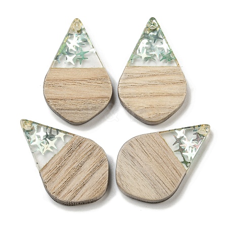 Wooden Pendants FIND-B042-12D-1