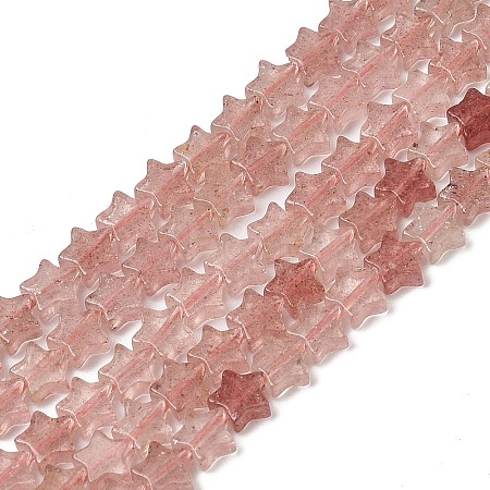 Natural Strawberry Quartz Beads Strands G-H087-C03-01-1