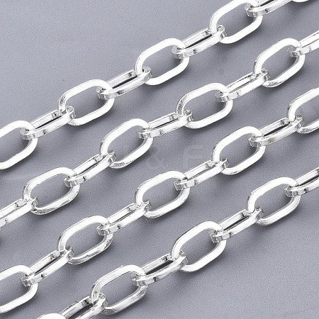 304 Stainless Steel Paperclip Chains CHS-N001-12S-1