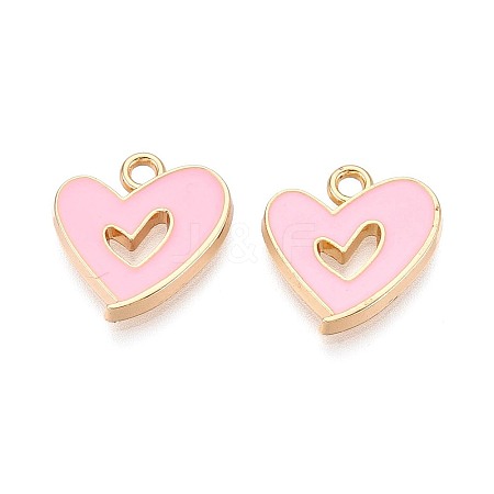 Alloy Enamel Pendants PALLOY-T092-27G-03-1