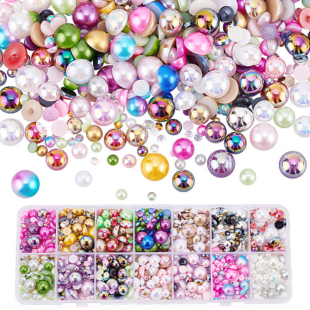   84G 14 Style Half Round Cabochons Set FIND-PH0009-74-1