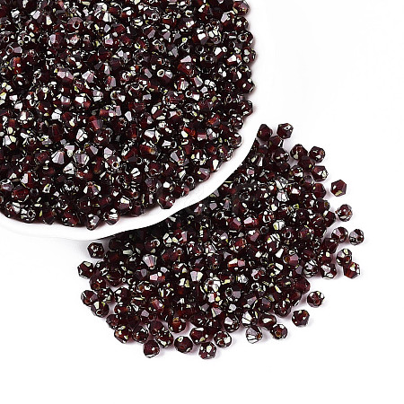 Picasso Baking Paint Glass Seed Beads SEED-N007-37B-1