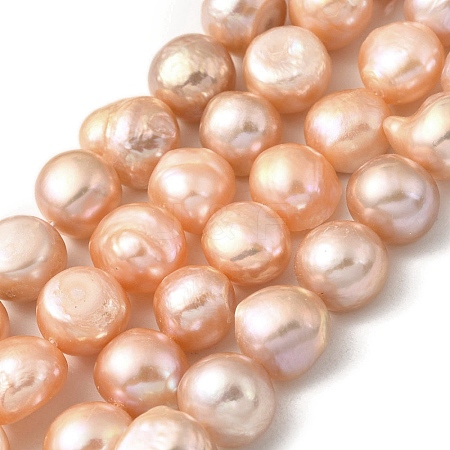 Natural Cultured Freshwater Pearl Beads Strands PEAR-A006-13E-1