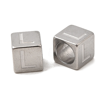 304 Stainless Steel European Beads STAS-D382-02L-P-1