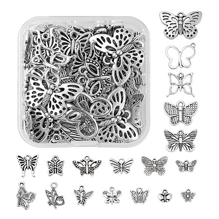 72Pcs 18 Style Tibetan Style Alloy Pendants X1-TIBEP-LS0001-10-1