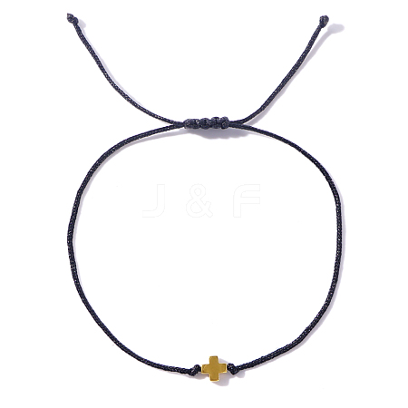 Simple Black Braided Bracelets TM1431-1