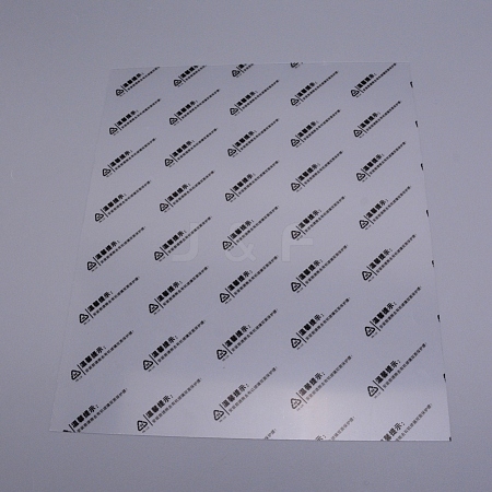 Transparent Plastic Board with Protective Paper for Photo Frame Replacement DIY-WH0190-86G-1