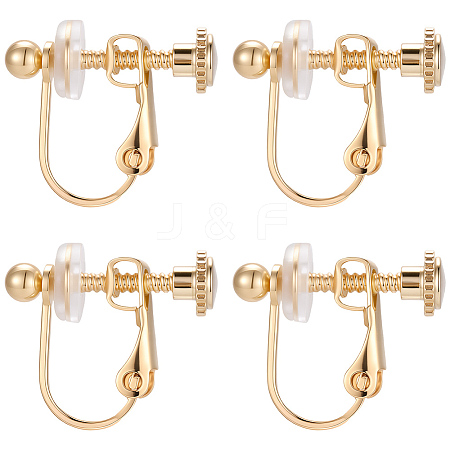 20Pcs 316 Surgical Stainless Steel Clip-on Earring Findings STAS-BBC0010-93-1