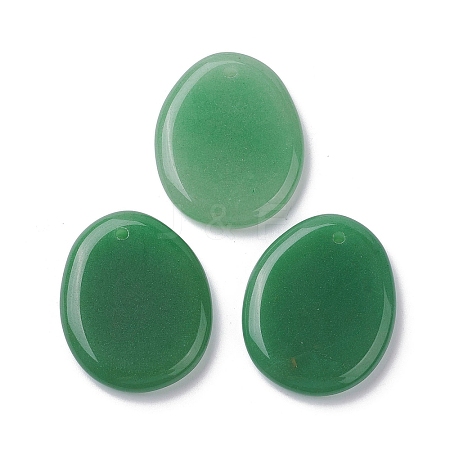 Natural Green Aventurine Pendants G-C110-07C-1