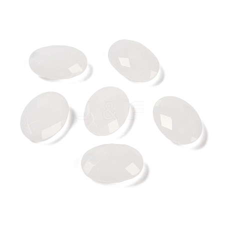 Natural White Jade Cabochons G-O175-15P-01-1