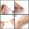 10Pcs 10 Styles Rack Plating Brass Toggle Clasps KK-CJ0002-04-5