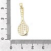 Brass ABS Imitation Pearl Pendants KK-P336-22G-3