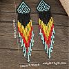 Bohemian Style Tassel Dangle Earrings JV4227-4