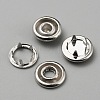 4Pcs Brass & Resin Snap Button BUTT-WH0028-79F-2