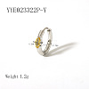 Elegant Stainless Steel Hoop Earrings QA3505-10-1