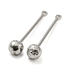 Tarnish Resistant 304 Stainless Steel Threaded Ball Eyepin X-STAS-M330-01A-P-1