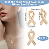 14Pcs Brass Charms KK-BBC0020-39-2