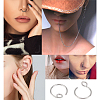 200Pcs 316 Surgical Stainless Steel Earring Hooks DIY-DC0001-49-7