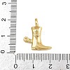 Brass Micro Pave Cubic Zirconia Pendants KK-I352-35G-4