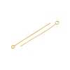 Ion Plating(IP) 304 Stainless Steel Eye Pins STAS-I320-A06-G-2