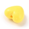 Opaque Acrylic Beads SACR-WH0005-06F-2