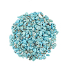 Synthetic Turquoise Chip Bead Strands G-CJ0001-09-3
