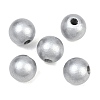 Spray Painted Wood European Beads WOOD-G029-08A-1