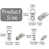 30Pcs 3 Styles Brass Cord End FIND-CJ0004-71-2
