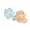 UV Plating Opaque Acrylic Imitation Jelly Beads OACR-D316-05B-2