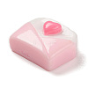 Opaque Resin Cabochons LS-RESI-C032-01G-3