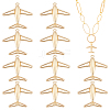 10Pcs Alloy Pendants PALLOY-BC0001-17B-1