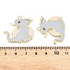 Alloy Enamel Pendants ENAM-A143-10KCG-04-3