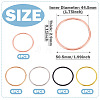 20Pcs 5 Colors Iron Rings FIND-TA0011-03-4