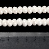 Glazed Porcelain Rondelle Beads PORC-Q001-01K-5