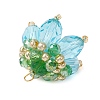 Transparent Glass Pendants PALLOY-MZ00720-03-3