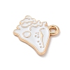 Alloy Enamel Pendants ENAM-A008-38KCG-02-2