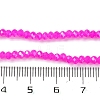 Baking Electroplate Glass Beads Strands DGLA-A039-J4mm-B24-4