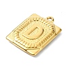 Ion Plating(IP) 304 Stainless Steel Pendants STAS-U033-01G-D-2