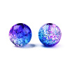 Transparent Crackle Acrylic Beads CACR-N002-11A-4