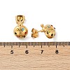 304 Stainless Steel Rhinestone Stud Earrings EJEW-G423-19G-4