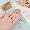 120Pcs 304 Stainless Steel Curb Chains Extender STAS-UN0059-36G-3