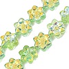 Electroplate Glass Beads Strands EGLA-P069-02A-AB07-1