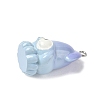 Marine Theme Opaque Resin Pendants RESI-P047-01A-P-2