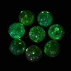 Luminous UV Plating Opaque Acrylic Beads OACR-Q204-14-4