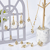CHGCRAFT 16Pcs 8 Style Rack Plating Alloy Charms FIND-CA0006-28-3
