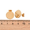 304 Stainless Steel Stud Earring Findings STAS-H436-21G-05-3